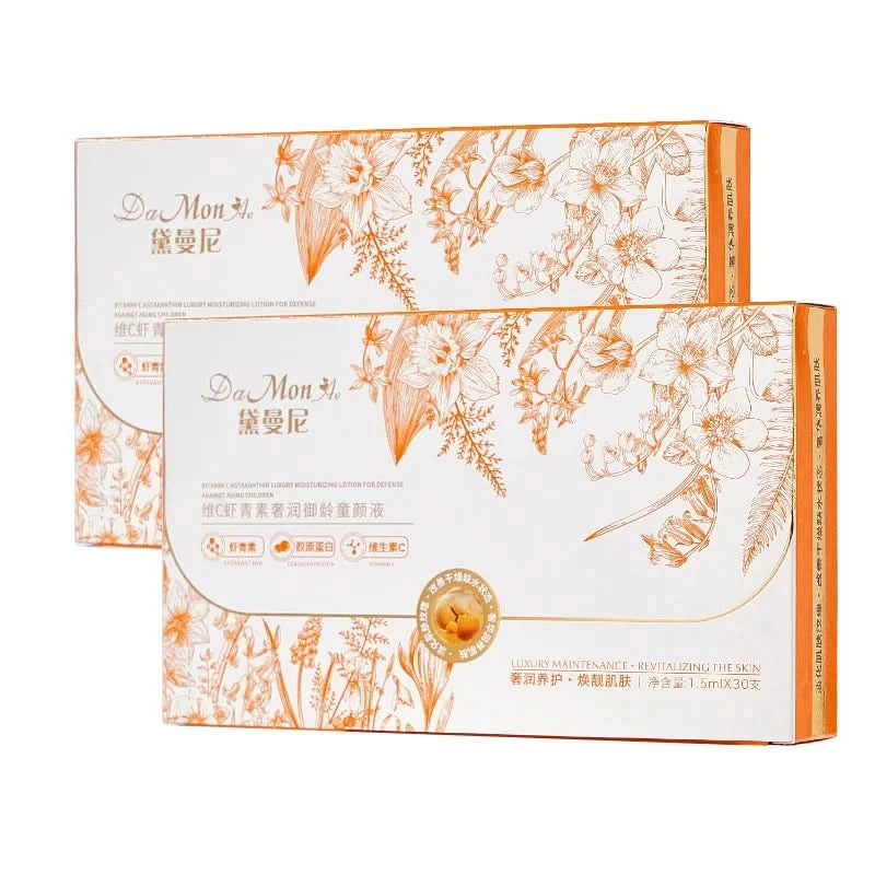 30pcs/box Astaxanthin Facial Essence Kit Collagen Hyaluronic Acid Moisturizing Rejuvenation Vitamin C Beauty Skin Care - M & M Global
