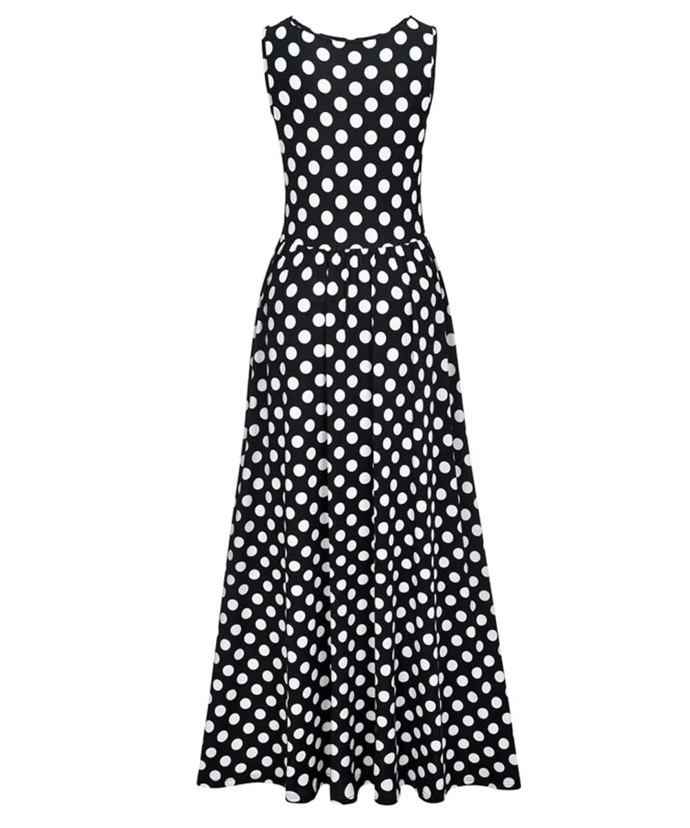 Summer 2024 Sundress O Neck Print Female A-line Beach Bohemian Women Dresses Sexy Boho Elegant Long Dress Robe - M & M Global