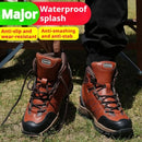 Men’s Steel Toe Work Shoes Widen Metatarsal Protection Puncture-Resistant Slip & Abrasion-Resistant Construction Work Shoes