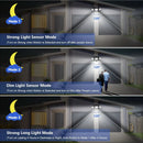 IP65Waterproof Triple Head Outdoor Solar Light, 210LED 2500LM Motion Sensor Safety Light for Porch, Garage, Yard Entrance, Patio - M & M Global