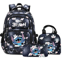 Lilo Stitch Large Capacity Backpack Daypack Lightweight Schoolbag Casual Travel Knapsack for Women Girls Pen Lunch Bags - M & M Global