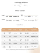 Autumn And Winter Knitted Pullover High-Neck Sweater, High-Elasticity, Fashionable And Comfortable Long-Sleeved Women's TopRY128