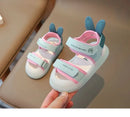 Children's Sandals 2-12 Years Old Cartoon Greenish Pink Soft Boys Girls Beach Shoes Casual Non-slip Kids Baby Sports Sandals - M & M Global