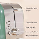 Toaster Ovens 2 Slices Toaster, Home Small Breakfast Maker, Sandwich Maker Toaster, 3 Modes, 6-speed Toasting, Double-sided Toas - M & M Global