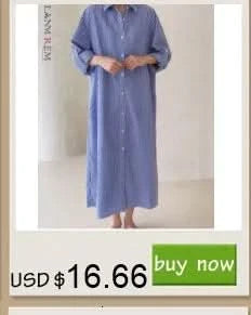LANMREM Women's Clothing Long Dress Turn Down Collar With Button Pockets Loose Casual Dresses Female Streetwear Fashion 2C2019 - M & M Global