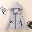 Women's Short Coat 2025 Winter New Student Thick Cotton Jacket Ladies Warm Hooded Coat Female Casual Down cotton Parka Overcoat