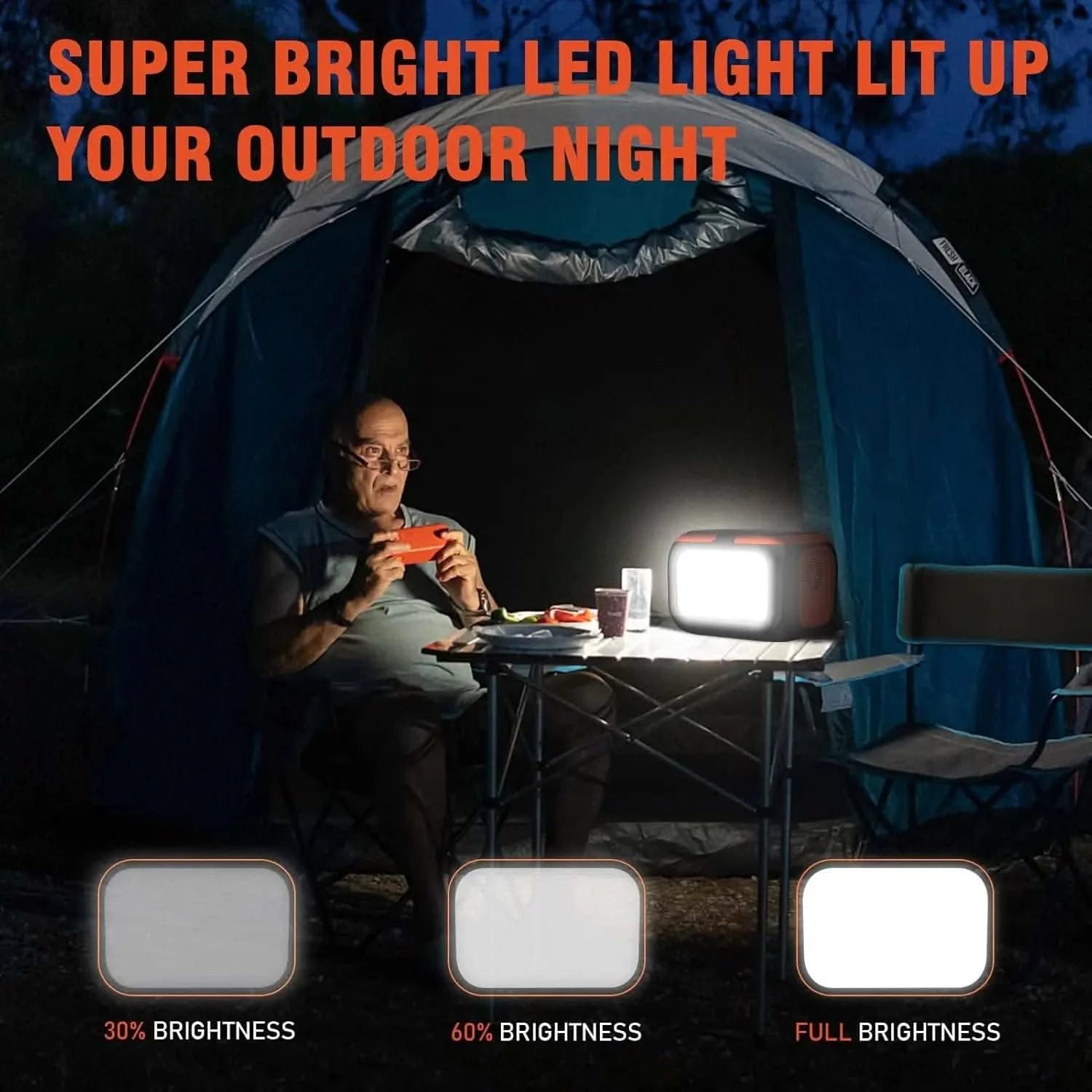 600W/300W/200W Portable Power Station,110V AC Outlets Solar Generator Storage Energy Power Bank For Camping Travel RV Trip Home - M & M Global