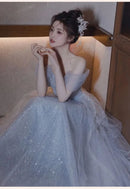 Y2k Evening Dresses Women's 2025 New Summer Banquet Long Dress Slim Sexy Light Luxury Art Test Host Adult Birthday Party Dress - M & M Global