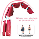 21/24/27/30 Knots Sport Fitness Hoops Abdominal Thin Waist Exercise Massage Hoop Fitness Equipment Gym Home Training Weight Loss - M & M Global