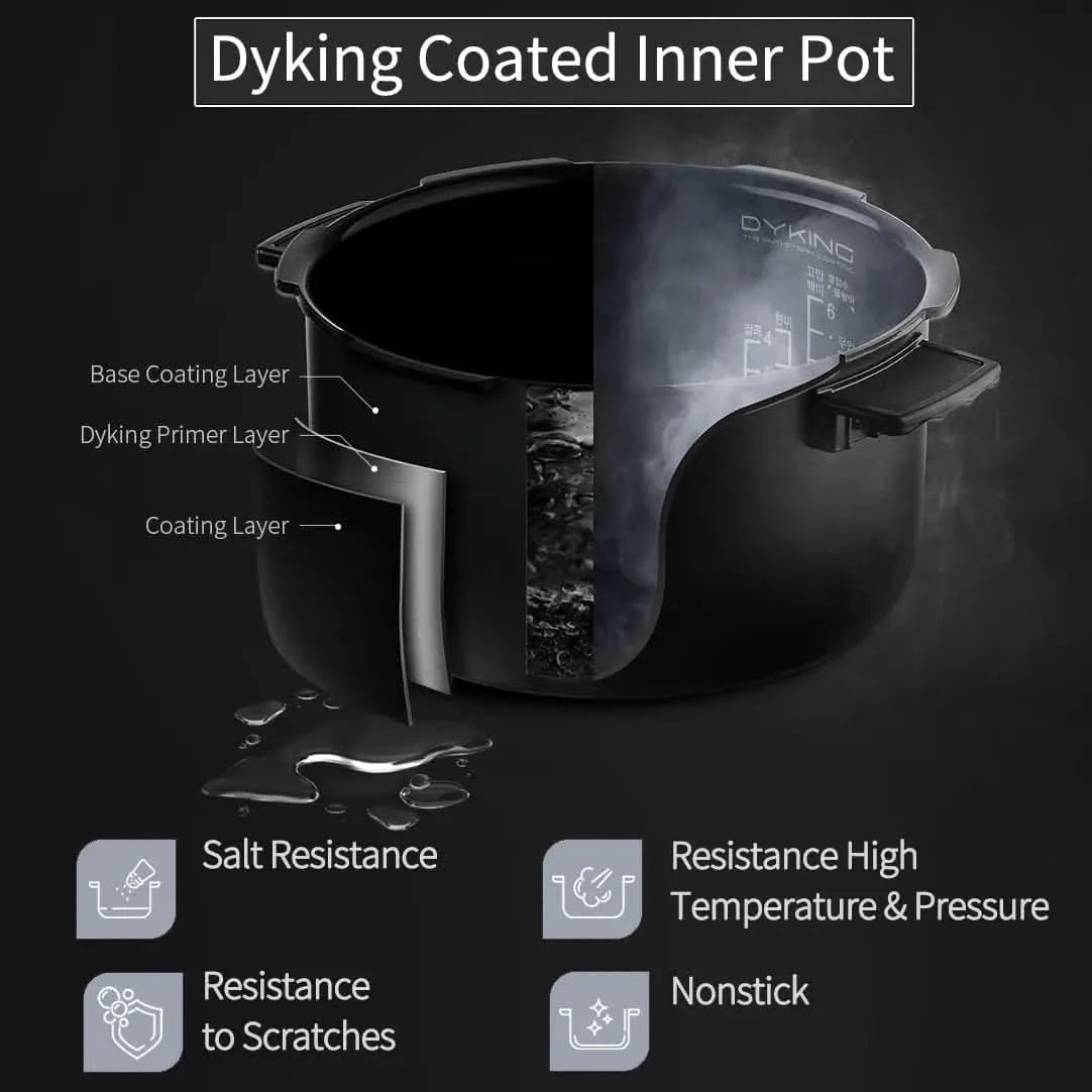 [] CRH-TWK1040WUS | Induction Heating Dual Pressure Rice Cooker 10 Cup (Uncooked) | Non-stick Coating | Stainless Cover | High/N - M & M Global