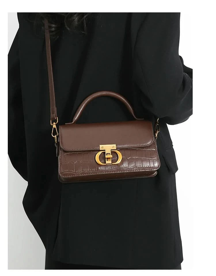 Small Leather Armpit Bags for Women, Chain Shoulder, Crossbody Bag, Ladies Vintage Underarm Handbags, Summer - M & M Global