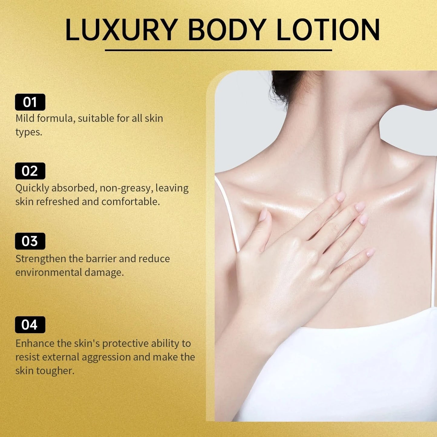 Viareline Collagen Body Lotion Floral Scent Moisturizing Improve Skin Smoothness Non-greasy Anti-wrinkle Luxury Body Cream - M & M Global