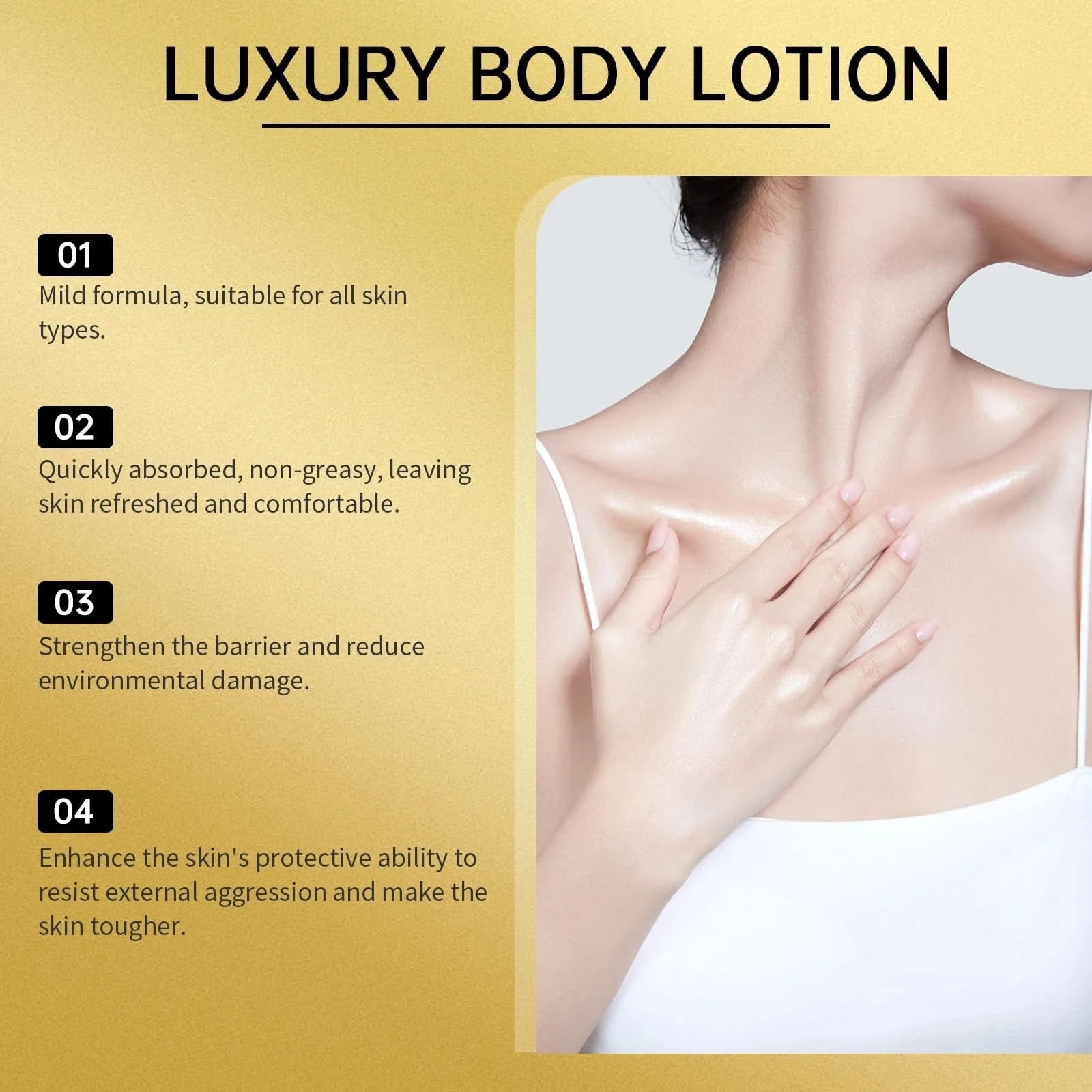 Viareline Collagen Body Lotion Floral Scent Moisturizing Improve Skin Smoothness Non-greasy Anti-wrinkle Luxury Body Cream - M & M Global