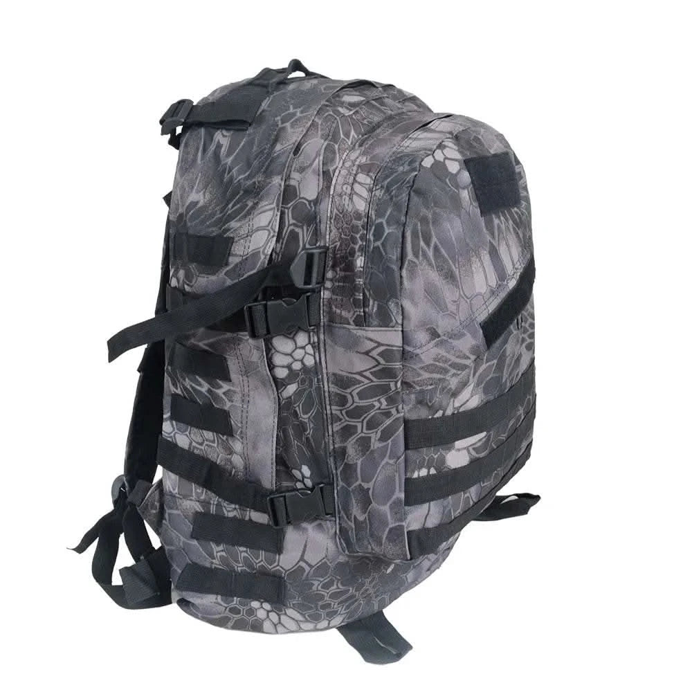 45L 3D Tactical Outdoor Camo bag Shoulder Attack Mountain riding charge bag Python Print PUBG Eating Chicken backpack - M & M Global