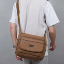 Casual shoulder bag, men's multi pocket crossbody bag, mailman bag, work bag, daily use - M & M Global