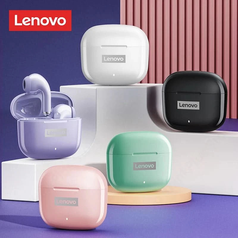 Original Lenovo LP40 Pro Earphones Wireless Bluetooth 5.1 Sport Noise Reduction Headphones Touch Control 250mAH 2022 New Lp40pro - M & M Global