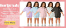 Fashion Kids Little Girls Clothing 2 Pieces Sets Cotton Solid Casual T-shirt+Elastic Waist Pants Young Children Outfits 1-6Y - M & M Global