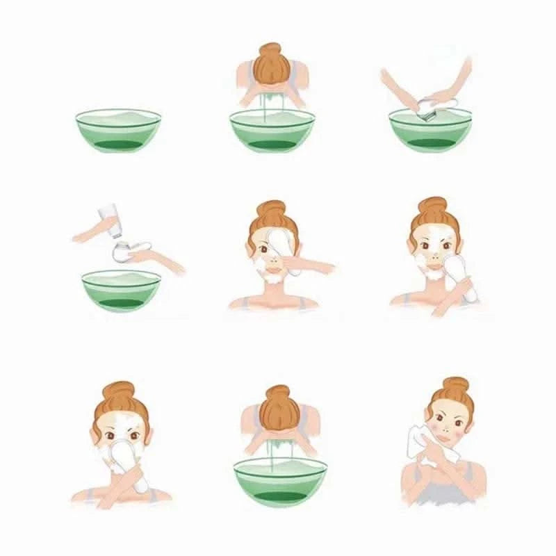 3D Bilateral Silicone Facial Cleanser Manual Massage Facial Brush Soft Bristles Silicone Double-Sided Face Brush Cleaning Tools - M & M Global
