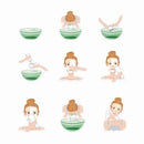 3D Bilateral Silicone Facial Cleanser Manual Massage Facial Brush Soft Bristles Silicone Double-Sided Face Brush Cleaning Tools - M & M Global