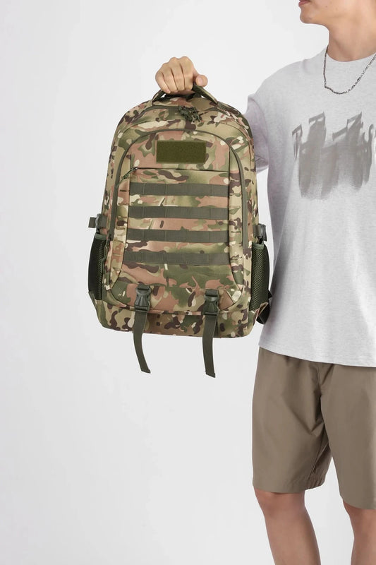 New cross-border outdoor tactical bag, large-capacity backpack, multi-functional leisure travel mountaineering bag, camouflage d - M & M Global