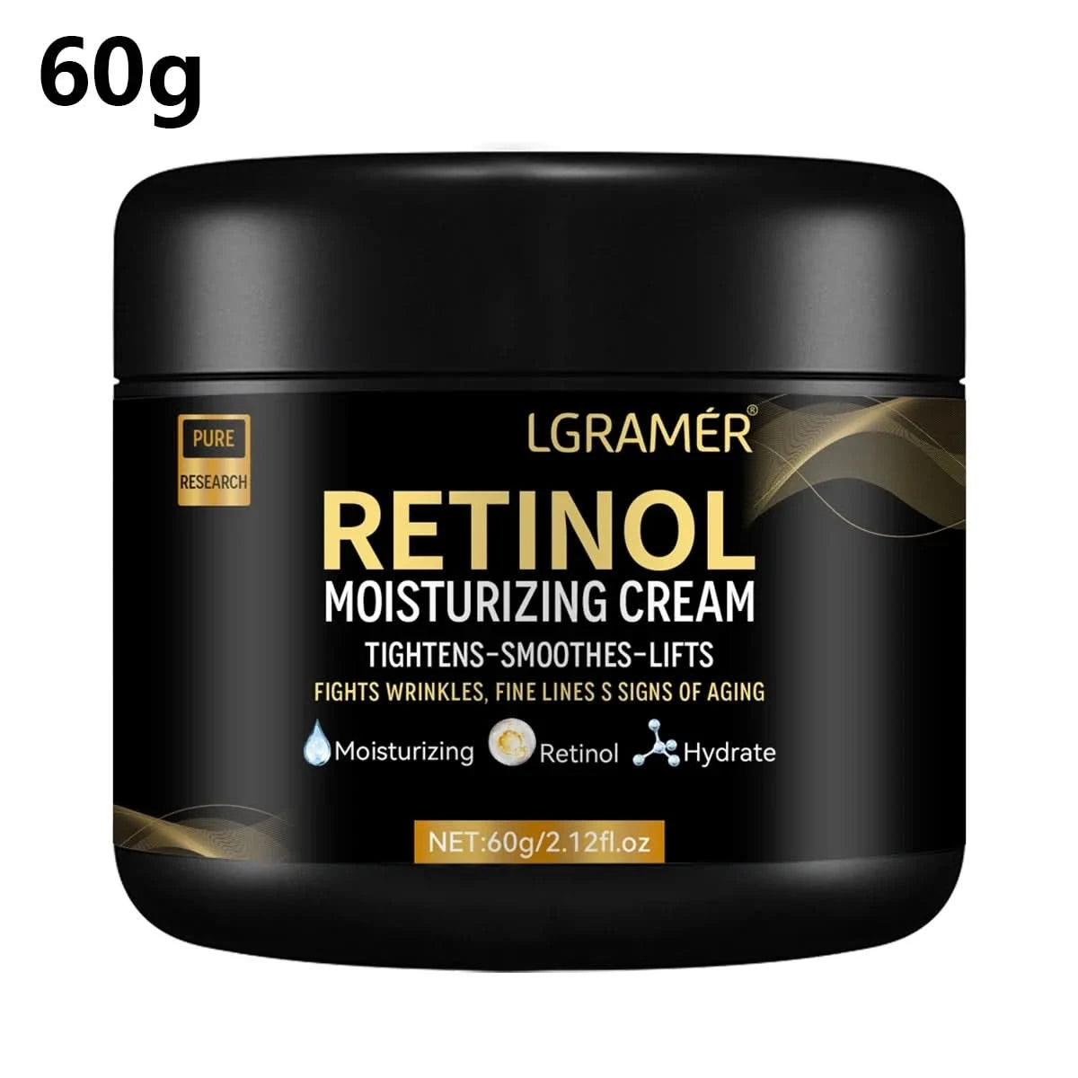 Retinol Face Men's Moisturizer Moisturizing Retinol Cream Anti-Wrinkle Aging Moisturizing Shrink Pores Whitening Smooth Retinol - M & M Global