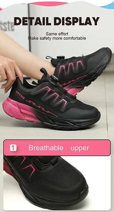 New women's anti-puncture anti-smash breathable fashion safety protection shoes