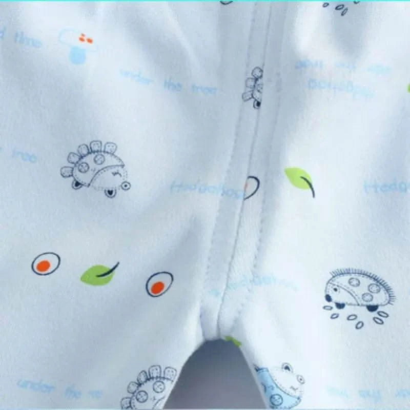 5pcs/set Newborn Baby Suit Set Top 2 Pants Hat Bibs 0-3 M Clothing Set Boy Girl Clothes Pure Cotton Breathable Cartoon Underwear - M & M Global