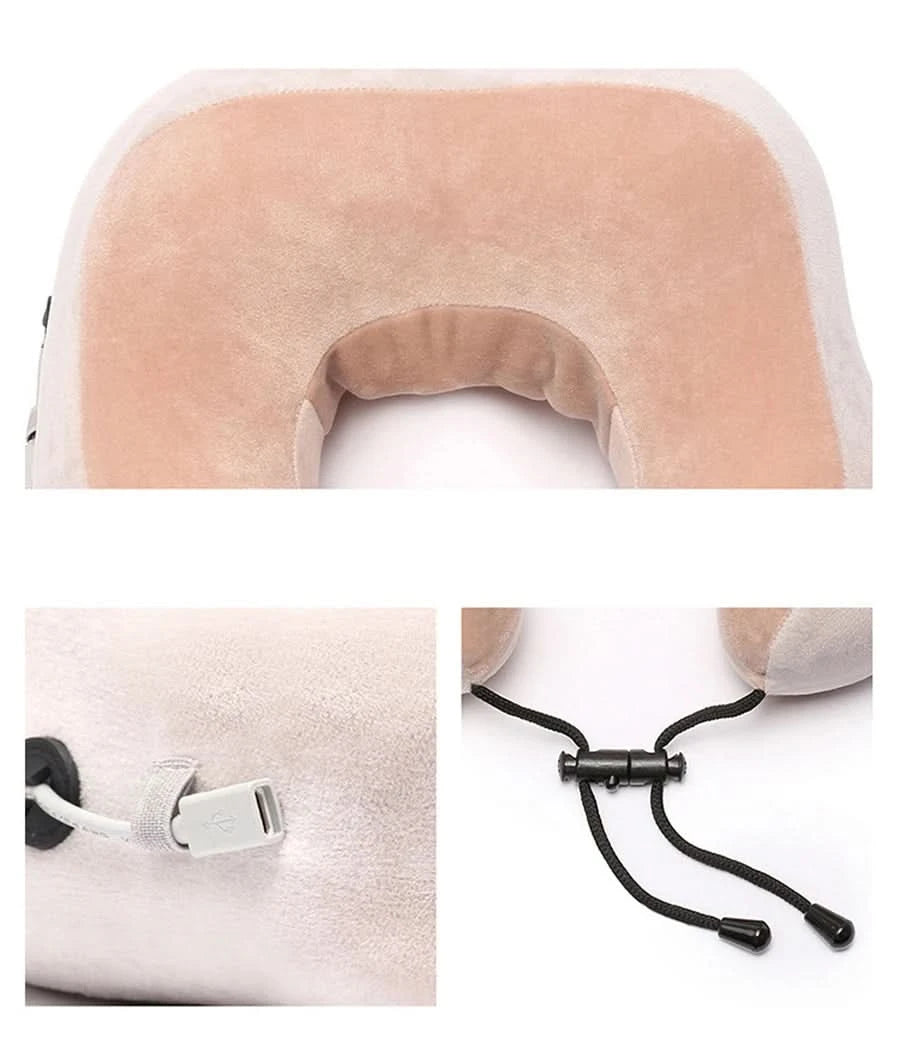 Rechargeable Neck Massager U shaped Pillow Multifunctional Portable Shoulder Cervical Massager Outdoor Home Car Relaxing Massage - M & M Global