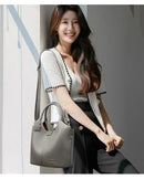 Soft Leather Handbags for Women Vintage Shoulder Bag Luxury Designer Ladies Large Capacity Bags Sac A Main - M & M Global