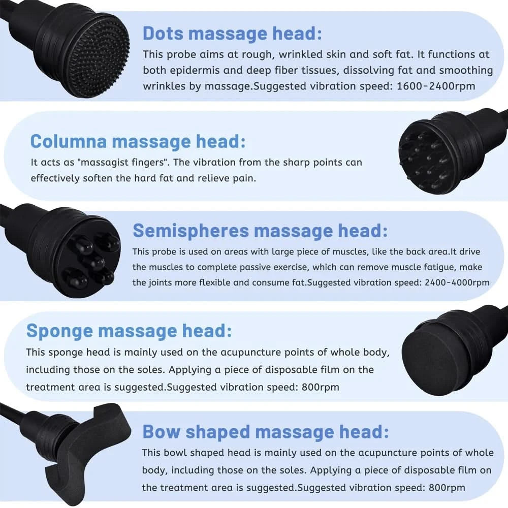 G5 Vibrating Body Slimming Machine High Frequency Cellulite Reduce Shaping Massager Weight Loss Massager Beauty Device - M & M Global