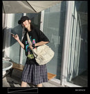 Women Vintage Handbag Canvas Teenager Shoulder Tote Bags Messenger Bags Ladies Casual Handbag Crossbody Purse - M & M Global