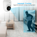 Fuers 5MP WiFi Camera Tuya Smart Home Indoor Wireless IP Surveillance Camera AI Detect Automatic Tracking Security Baby Monitor - M & M Global