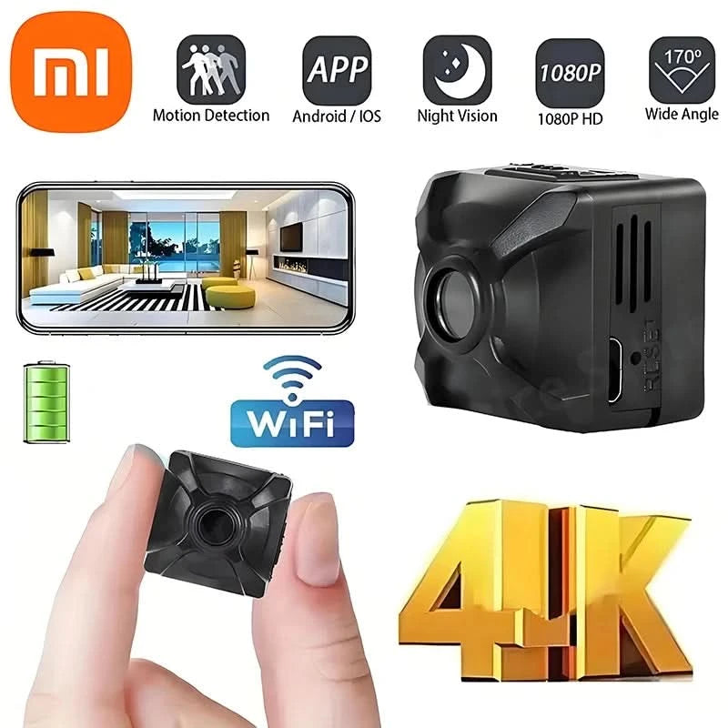 Xiaomi X5 1080p Mini Wireless Camera Wifi Ip/ap Remote Monitor Rechargeable Battery Motion Detection Portable Camcorders Home - M & M Global