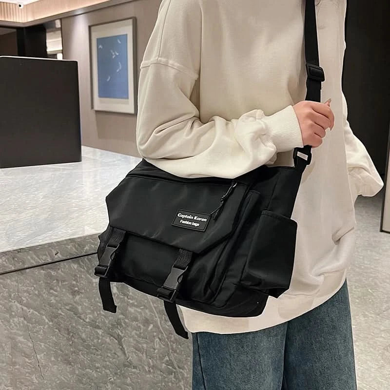 Ladies Messenger Bags Young Fashion Women's Handbags Crossbody Bags Large Capacity Sling Shoulder Bags Nylon School Bag - M & M Global