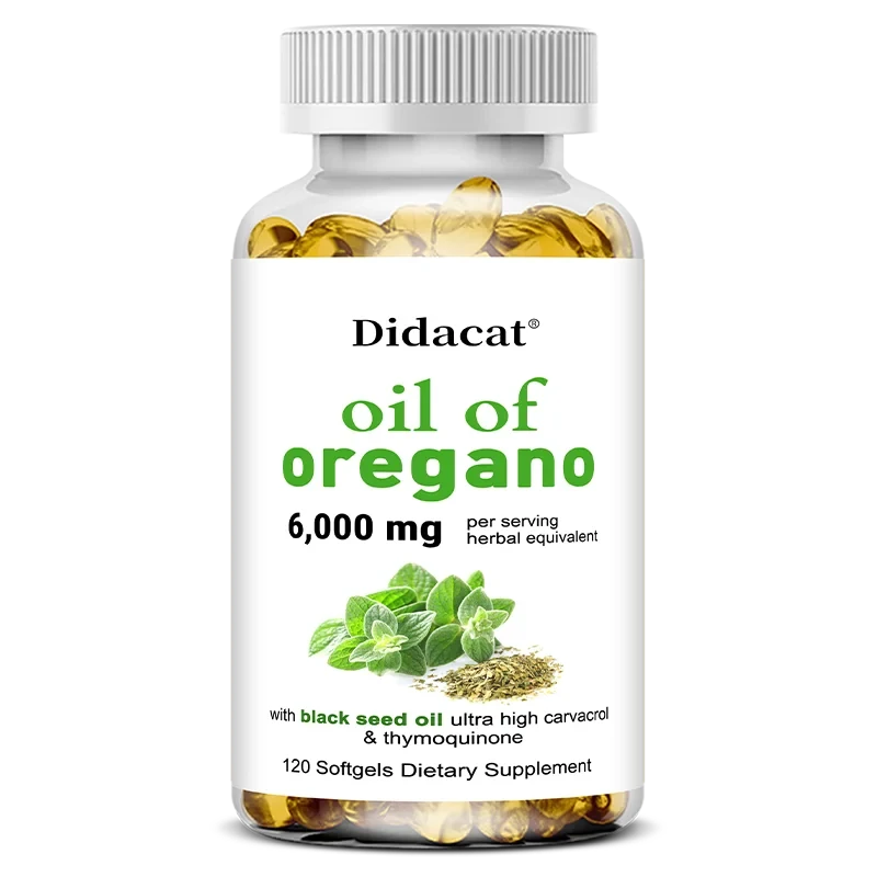 Oregano oil softgels for intestinal health, antioxidant, digestive health, immune support - M & M Global