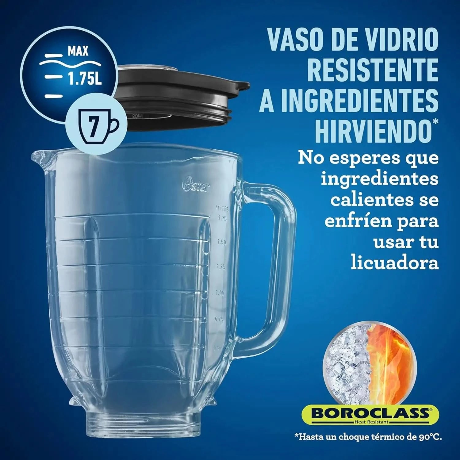 Knob Button Blender with Glass Jar BLSTPBRG - M & M Global