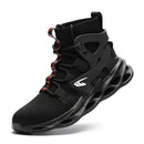 Steel Toe Shoes for Men Work Boots Lightweight Sneakers Indestructible Boots Anti-smash Anti-Punctur Construction Safety Shoes