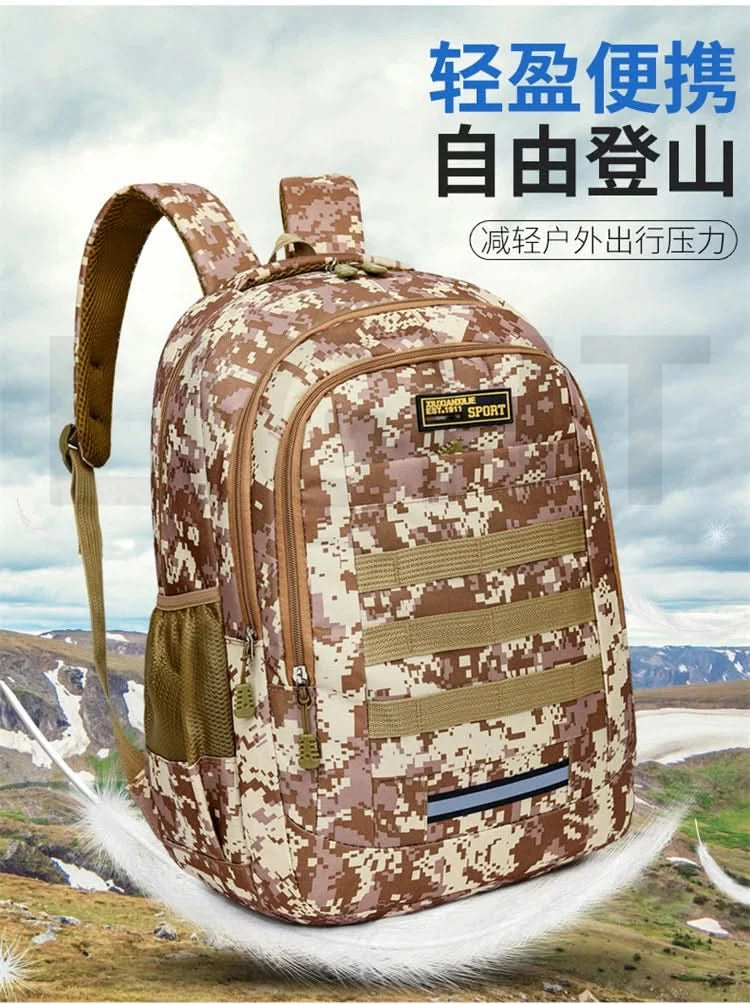 High Quality Large Capacity Outdoor Tactical Backpacks Waterproof Multi Functional hiking bag Outdoor Trekking  Camping Backpack - M & M Global