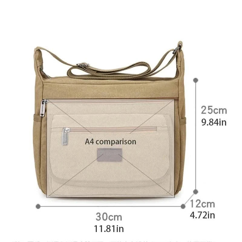 Casual shoulder bag, men's multi pocket crossbody bag, mailman bag, work bag, daily use - M & M Global