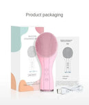 Electric Facial Cleansing Brush Deep Pore Cleaning Sonic Vibration Waterproof Acne Blackhead Remover Pore Cleaner Silicone - M & M Global