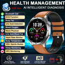 2026 New Nursing Grade ECG Health Smart Watch Blood Pressure Lipid Uric Acid 650nm Dual-Probelaser Heart Analysis Smartwatch
