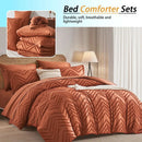 7-Piece Floral Quilt Set – Soft & Comfortable Bedding for All Seasons, Elegant Cut Flower Design, Home Décor, Ideal Gift for Any Occasion
