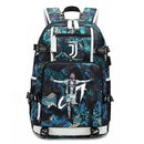 Messi C Ronaldo football bag star around high school students male and female large capacity backpack can be customized - M & M Global