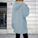Plus Size2025 Bestselling Large Size Lamb Fur Hooded Jacket Popular Trendy Outerwear with Hat for Extra Warmth And Style