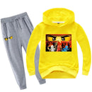 2-13 years Spring Autumn Children Clothing Sets  Kids Clothes Baby Boys Hoodies Pants 2 Pcs Set Tracksuit Anime Outwear Coat - M & M Global