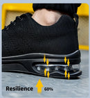 Men's Work Safety Shoes, Steel Toe Shoes, Puncture Resistant Impact Resistant Wear-resistant Outdoor Fashionable Sports Shoes