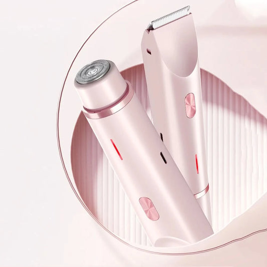 Women Hair Removal Razor Electric Epilator Portable Painless Pubic Legs Body Hair Trimmer for Ladies Bikini Underarms Legs Hair - M & M Global