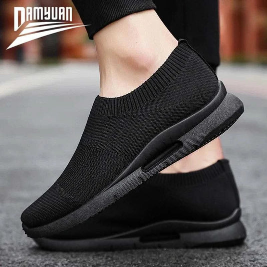 Damyuan Men Light Running Shoes Jogging Shoes Breathable Man Sneakers Slip on Loafer Shoe Men's Casual Shoes Size 46 2020 - M & M Global