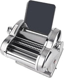 135W 110V Pasta Maker Machine, Two-Knife Electric Noodle Maker Machine Dough Roller Sheeter with Adjustable Thickness Setting, H - M & M Global