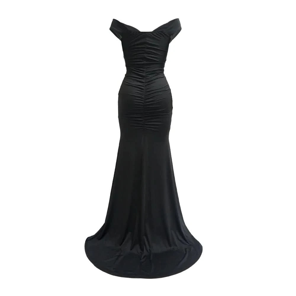 Women Long Dresses Sexy Backless Bodycon Evening Dresses Nightclub Maxi Dress Cocktail Birthday Party Welcome Prom Dress XSY039 - M & M Global